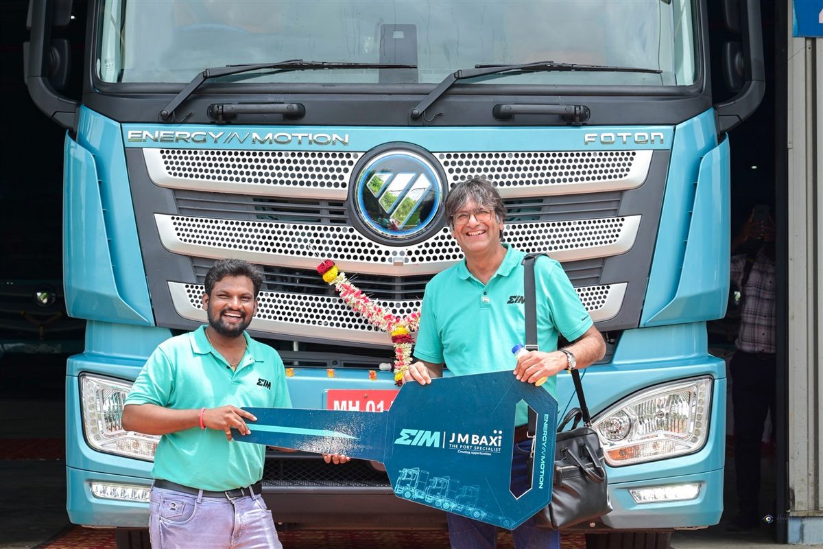 EIM Team with Electric Truck